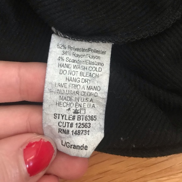 Off-the-shoulder black LOCK& KEY bodysuit - Picture 4 of 6